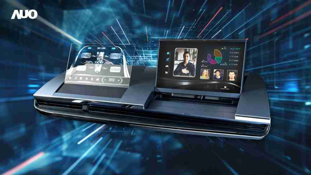 918.COMMicro LED Display HMI解决方案打造透明Micro LED前座仪表，，呈现信息并保留驾驶视野开阔；亦为副驾驶座乘客打造收放自如的Micro LED屏幕，，，，在不影响显示质量的前提于显示区内建镜头，，，让用户能与视讯对象直接眼神接触，，，，提供绝佳的双向沟通体验